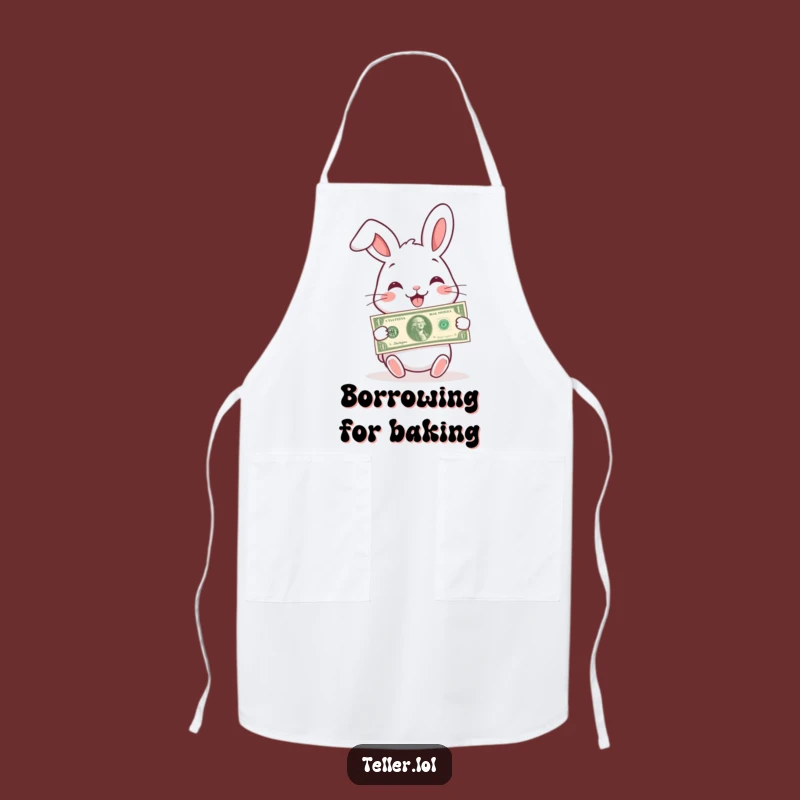 Funny Rabbit Apron: Charming Gifter, Kitchen Fun & Humorous Gift for Bakers