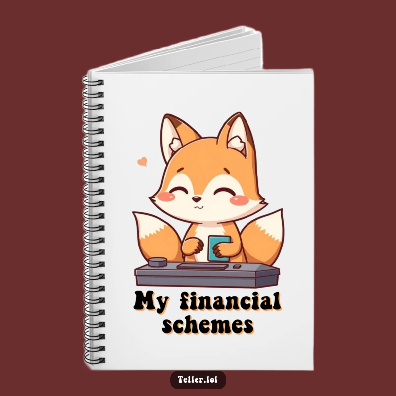 Funny Fox Notebook: Capture Ideas, Perfect Humorous Transaction Journal